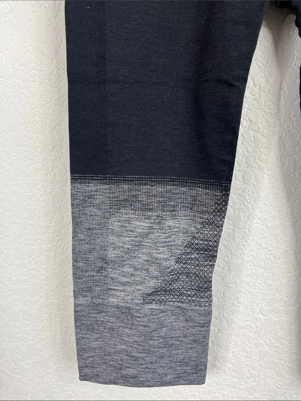 Lululemon Seamlessly Street Crop Heathered Black